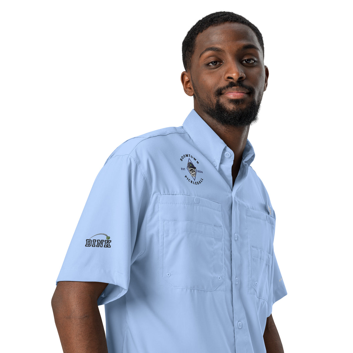 Columbia button fashion up short sleeve