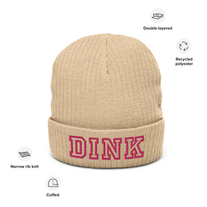 DINK Ribbed knit beanie