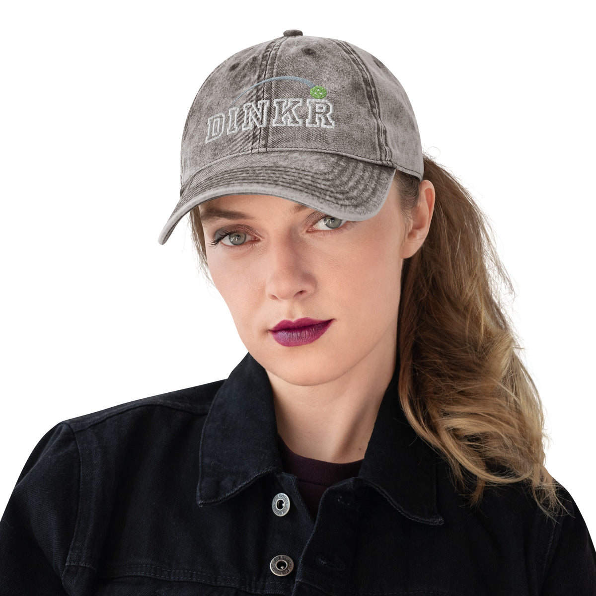 DINKR Vintage Cotton Twill Cap - BoomTown Pickleball